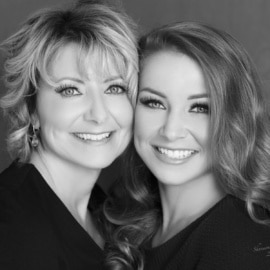 Mother/Daughter Contemporary Glamour Portrait Session